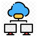 Cloud Server Computer Icon