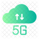 5 G Cloud Technology Icon