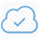 Cloud Checkmark Acceptance Icon