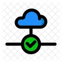 Access Check Mark Cloud Icon