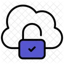 Cloud Access Cloud Security Cloud Protection Icon