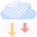 Cloud Access Access Arrows Icon