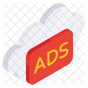 Cloud Ad Cloud Advertisement Cloud Technology Icon