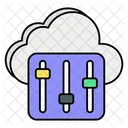 Cloud Adjustment Cloud Control Cloud Equalizer Icon