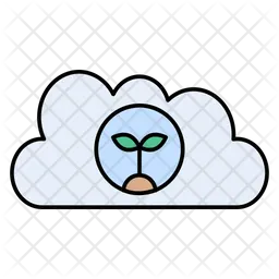 Cloud Agriculture  Icon