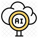 Cloud Ai Artificial Intelligence Cloud Intelligence Icon