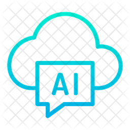 Cloud Ai Icon Of Gradient Style Available In Svg Png Eps Ai Icon Fonts