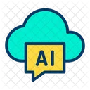 Ai Artificial Cloud Icon