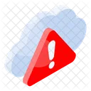 Cloud Alert Notification Icon