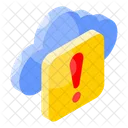 Cloud Error Warning Icon