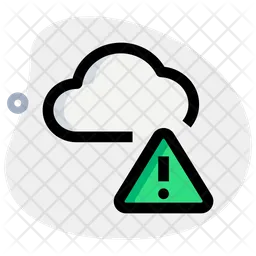 Cloud Alert  Icon