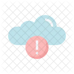 Cloud alert  Icon