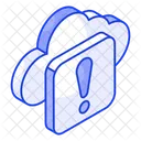 Cloud Error Warning Icon