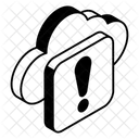 Cloud Error Warning Icon