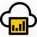 Cloud Analytik Cloud Analyse Diagramm Symbol