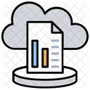 Cloud Analyse Cloud Basiert Symbol