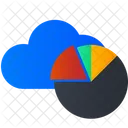 Cloud Analysis Cloud Analytics Cloud Statistics Icon