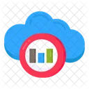 Cloud Analytics Cloud Infographic Cloud Statistics Icon