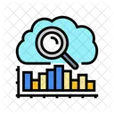Analytics Cloud Computing Icon