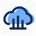 Cloud analytics  Icon