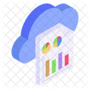 Cloud Data Analytics Cloud Data Cloud Analytics Icon