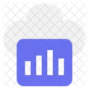 Cloud analytics  Icon