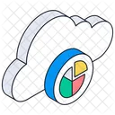 Cloud Analytics Cloud Analysis Cloud Data Icon