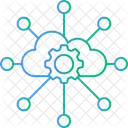 Cloud analytics  Icon