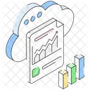 Cloud Analytics Cloud File Cloud Document Icon