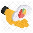 Cloud analytics  Icon