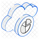 Cloud Chart Cloud Business Cloud Analytics Icon