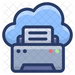Cloud And Fax  Icon