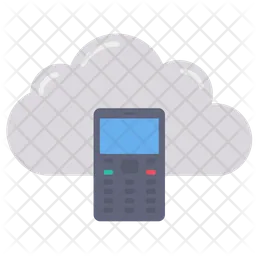 Cloud And Mobile  Icon