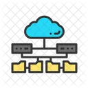 Cloud And Server Data  Icon