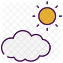 Cloud And Sun Icon