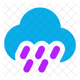 Cloud-angled-rain  Icon