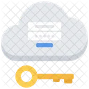 Cloud Login Cloud Schlussel Passwort Symbol