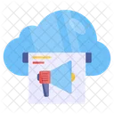 Cloud Announcement  Icon