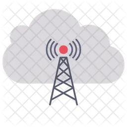 Cloud Antenna  Icon