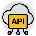API Cloud Interface De Programmation Dapplications Technologie Logicielle Icône