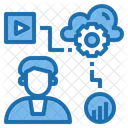 Application Cloud System Online Icon
