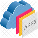 Cloud Computing Apps Icon
