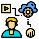 Cloud Application  Icon