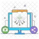 Cloud Application  Icon