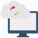 Application Status Cloud Application Update Data Synchronization Icon