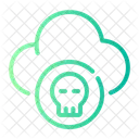 Cloud Attack Cloud Hacking Cyber Attack Icon