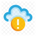 Cloud-Aufmerksamkeit  Symbol