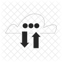 Cloud-Austausch  Symbol