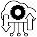 Cloud-Austauschdaten  Symbol