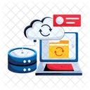 Cloud Backup Storage Sync Cloud Replication 아이콘